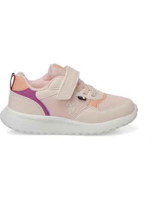 U.s. Polo Assn. Posse Jr 6fx Pudra Kız Çocuk Sneaker