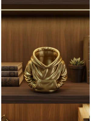 Aesco Mey Ithalat® Gold Hoodie Kalemlik 10X10 cm Masa Üstü Düzenleyici
