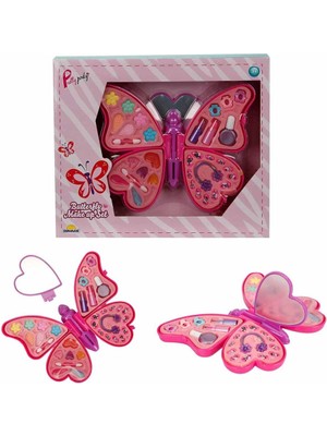 Aesco Mey Ithalat® Kelebek Şekilli 4 Katmanlı Makyaj Güzellik Seti