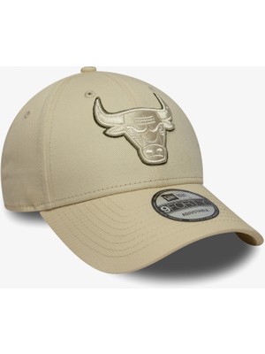 New Era Team Outline 9forty Chicago Bulls Unisex Bej Şapka.-