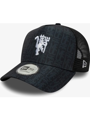 New Era Aop Trucker Manchester United Unisex Siyah Şapka.-