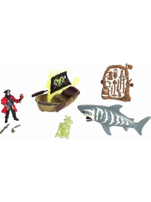 Aesco Mey Ithalat® Karanlıkta Parlayan Korsan Oyun Seti