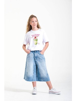 Loco Loco Kız Çocuk 8630 Süprem Macha Tshirt