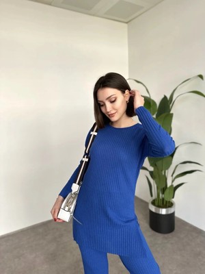 Fitilli Interlok Kumaş Rahat Kalıp Ev Giyim Takımı