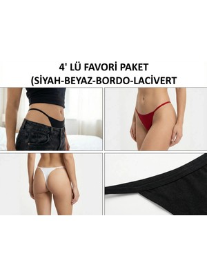 Calma String 4 Renk Pamuklu