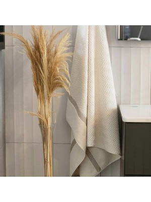 Alesta Home Pamuklu Banyo Havlusu 70x140 cm HVL038 - Kahverengi