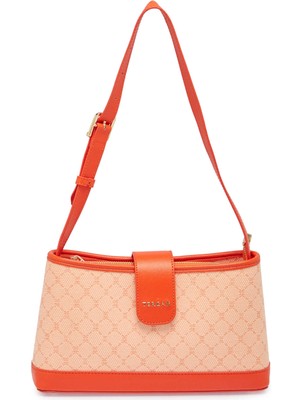 Tergan Krem Tekstil Kadın Omuz Çantası - S26Y1TWC0704-V6D