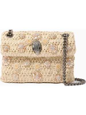 Kurt Geiger Kensington Raffia Effect Mini Zincir Askılı Kadın Çapraz Çanta