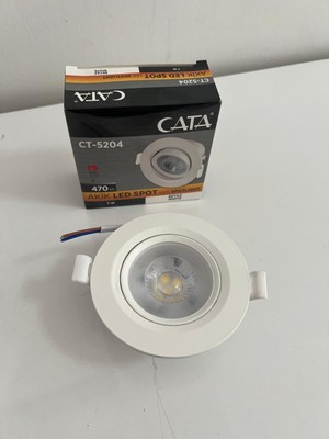 Cata Akik LED Spot 7W (CT-5204) Işık Rengi:beyaz