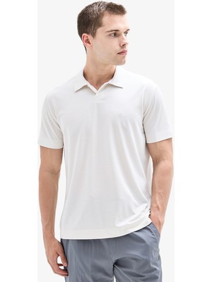 Blackspade Erkek Polo Yaka T-Shirt 40907 - Krem