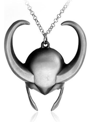 Herşey Nota Karanlık Dünya Temalı Simgeli Metal Kolye – Mitolojik Çekiç Tasarım Unisex 60 cm