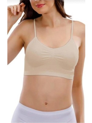 Layza Form 15000 Ip Askılı Dikişsiz Çıkarılabilir Pedli Büstiyer Sütyen Yarım Atlet