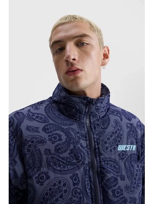 Ethnıcıty Lacivert Şişme Mont