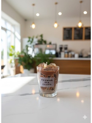 Velmor Candle Gourmet Ice Latte Görünümlü Dekoratif Mum