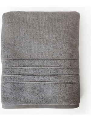 Alesta Home Pamuklu Gri Banyo Havlusu 100X150 cm HVL052