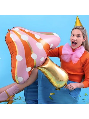Pandoli Mantar Şeklinde Folyo Balon 70 x 53 cm 1 Adet