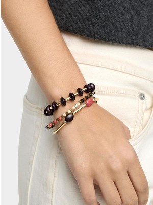 Parfois Çok Renkli Boncuklu Elastik Bileklik Seti