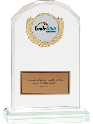 Odak Kupa - Cam Plaketler - CK-003 B - 12X18 cm