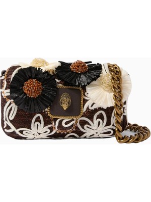 Kurt Geiger Pimlico Flower Nakışlı Mini Kadın Omuz Çantası