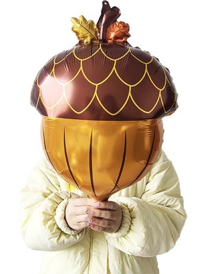 Pandoli Autumn Acorn Meşe Palamudu Folyo Balon 57X38 cm Hawaian
