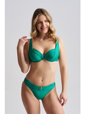 AQUAVİVA Aquaviva Kadın Clarissa Balenli Bikini Takımı Su Yeşili