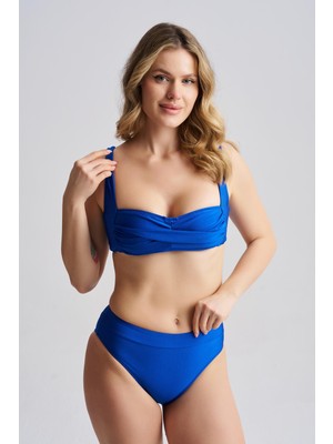 AQUAVİVA Aquaviva Kadın Luna Straplez Askılı Bikini Takımı Saks