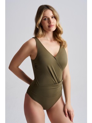 AQUAVİVA Aquaviva Kadın Marbella Kruvaze Mayo Haki