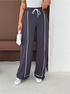 Win Moda Modal Eşofman Altı Paça Biyeli Yandan Pileli Model - 6236