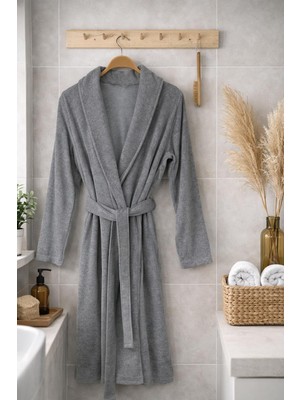 Baveno Home Yetişkin Unisex Şalyaka Bornoz Baveno