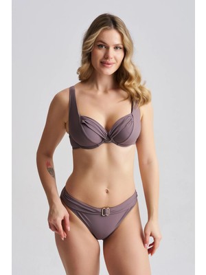 AQUAVİVA Aquaviva Kadın Clarissa Balenli Bikini Takımı Vizon