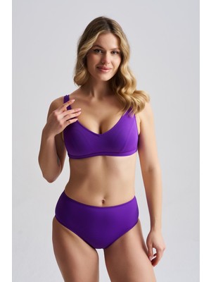 AQUAVİVA Aquaviva Kadın Fiorella Ayar Askılı Bikini Takımı Mor