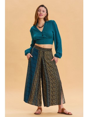 Los Banditos Ön Pilikaşe Detaylı Kadın Pantolon Etek