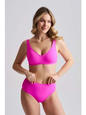 AQUAVİVA Aquaviva Kadın Fiorella Ayar Askılı Bikini Takımı Fuşya