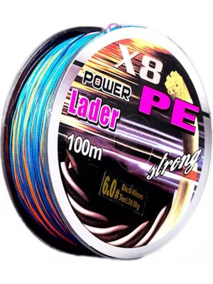 100 Metre Balıkçı Ipi X8 Pe Örgü Misina Midastech