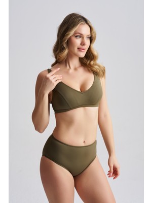 AQUAVİVA Aquaviva Kadın Fiorella Ayar Askılı Bikini Takımı Haki