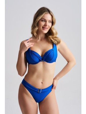 AQUAVİVA Aquaviva Kadın Clarissa Balenli Bikini Takımı Saks