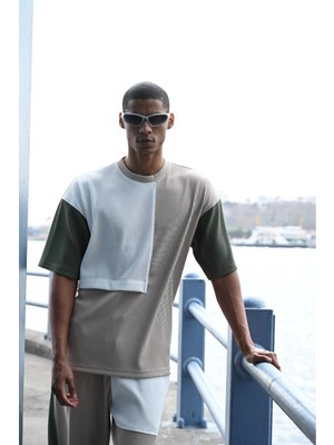 Fitilli Oversize Şortlu Takım