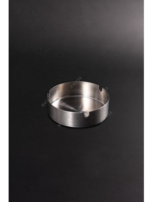 Mutsan 304 Kalite Paslanmaz Çelik Küllük | 10 cm Çapında Kültablası | Restoran, Kafe ve Otel