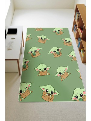 Dolce Mariee Modern Dijital Baskı Kaymaz Taban Çocuk ve Genç Odası Halısı H0551