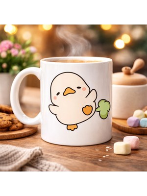 Youday Accessories Sevimli Civciv Tasarımlı Porselen Kupa Model 90 – Eğlenceli, Tatlı ve Neşe Dolu Kahve Kupası