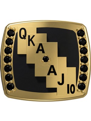 Winners Jewels Poker Royal Flush Temalı Yüzük