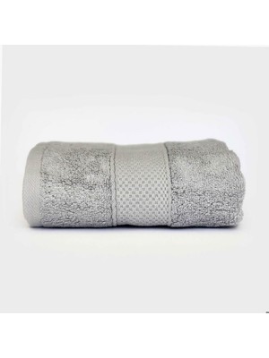 Alesta Home 100% Pamuk Gri El Yüz Havlusu 50X90 cm HVL041