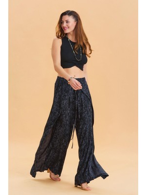 Los Banditos Bağlama Detaylı Beli Lastikli Bohem Pantolon
