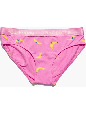 Paul Kenzie Desenli Kadın Slip Külot - Bananas