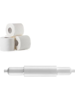 Epilons Buffer® Wc Tuvalet Kağıdı Makarası Beyaz Tuvalet Kağıdı Tutucu Makara