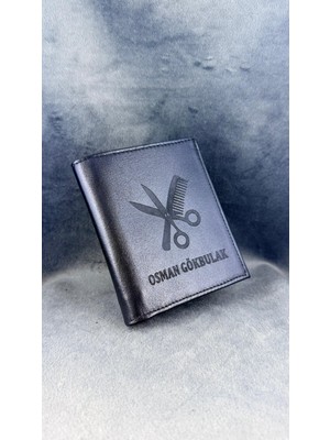 kuyumcudan Kuaförler Için Özel Erkek Deri Cüzdan