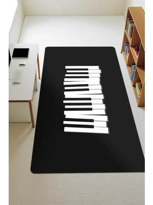 Dolce Mariee Modern Dijital Baskı Kaymaz Taban Çocuk ve Genç Odası Halısı H0643