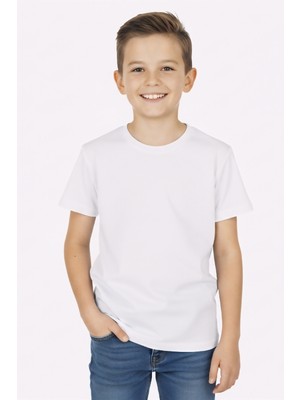Modanino Erkek Çocuk Geniş Kalıp T-Shirt 12-16 Yaş 12559