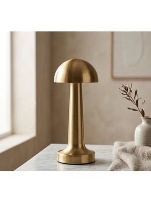 Mien Modern Mantar Tasarım Masa Lambası – Şıklık ve Sıcak Ambiyans Bir Arada