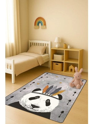 Dolce Mariee Modern Dijital Baskı Kaymaz Taban Çocuk ve Genç Odası Halısı H0791